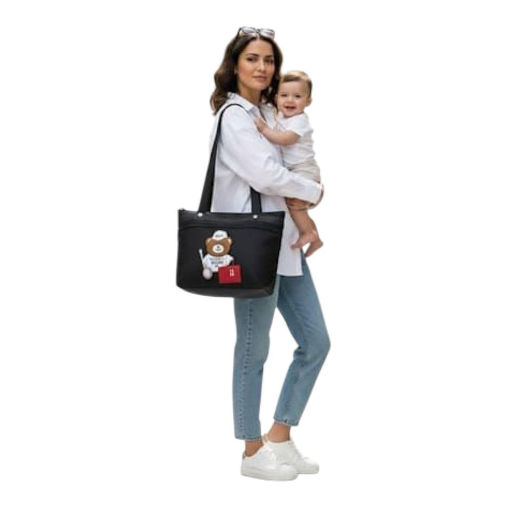 Shoping now Clothes Tote Grocery Bag Shoulder Casual Book Bag Large for Women Teddy Teachers,Cotton Bag Shopping Purse Handbag Reusable Multipurpose Use each Lunch Travel (30cm H x 33cm L x 11cm W)