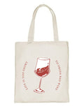 Delhi Printing Co. Wine glass tote bag|Strong Cotton Bag for Shopping | Canvas Tote Bag for Women & Girls | Stylish Cotton Handbags (DCTBH-111)