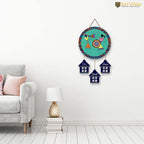 Artvibes Warli Dancing Art Wooden Wall Hanger for Home Decor | Living Room | Decoration Wall Hanging Items | Handcrafted Art | Aesthetic Wooden Decor | Aesthetic Wall Art | Ideal Gifts (WH_7206N)
