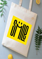 TAJNAN Reusable Tote Bag|100% Organic Cotton Grocery Bag|Eco-Friendly, Multi-Purpose|Sturdy Canvas Bag with 15kgs Capacity