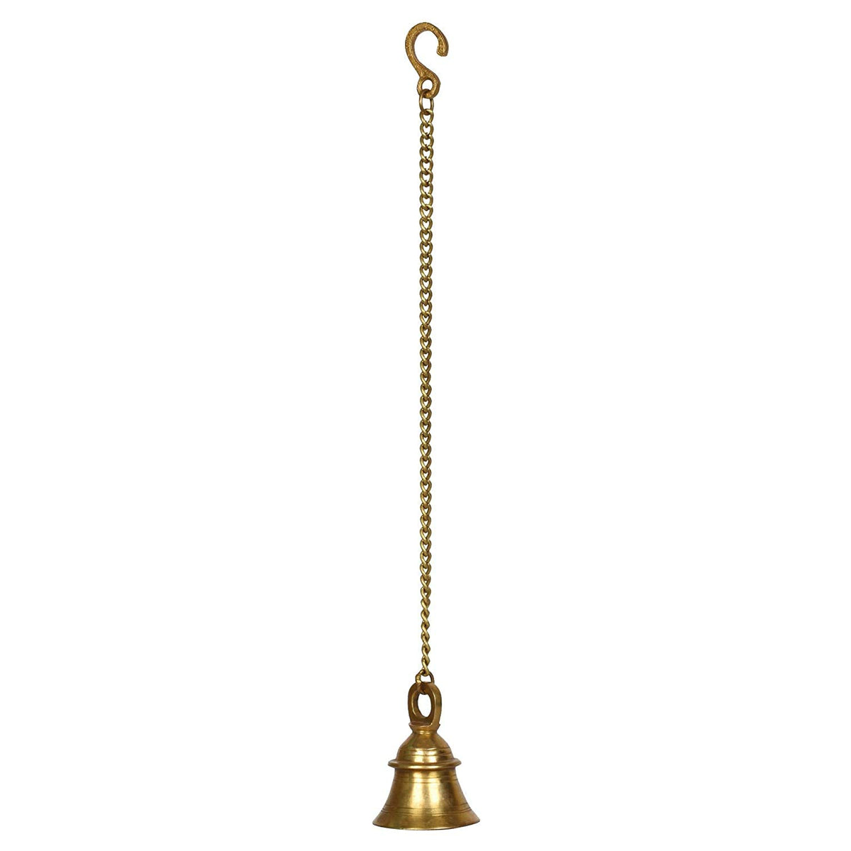 Artvarko Brass Hanging Bell with Chain for Home Temple Mandir Puja Room Decoration Gift