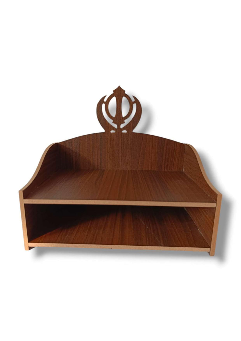 Beautiful Sikh Khanda Temple for Table Top and Wall Hanging for Home Decor Engineered Wood Home Temple