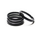 Karivala Plastic Black Bangles for Babies and Kids 4 Pcs - 6mm Thick (1-2 Years)