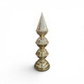 SHRIJIMATHURA Temple Kalash Pure Brass Orginal Vrindawani 4 Steps Superior Brass Gold Plated Version with lekar Coating