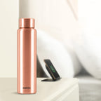 MILTON Copper Aqua 1000 Water Bottle, 900 ml, Copper | 100% Leak Proof | Office Bottle | Gym Bottle | Yoga Bottle | Home | Kitchen | Hiking | Treking Bottle | Travel Bottle (Pack of 1)