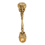 Artvarko Brass Ganesha Havan Spoon Idol Sheshnaag Ganesh Achmani Spoon for Hawan Kund Ghee Pooja 6.5 Inch