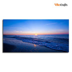 VIBECRAFTS Canvas Paintings for Living Room Drawing Room Sunset Sea Horizon Canvas Wall Painting for Home|Office|Gift(PTVCH_2388)