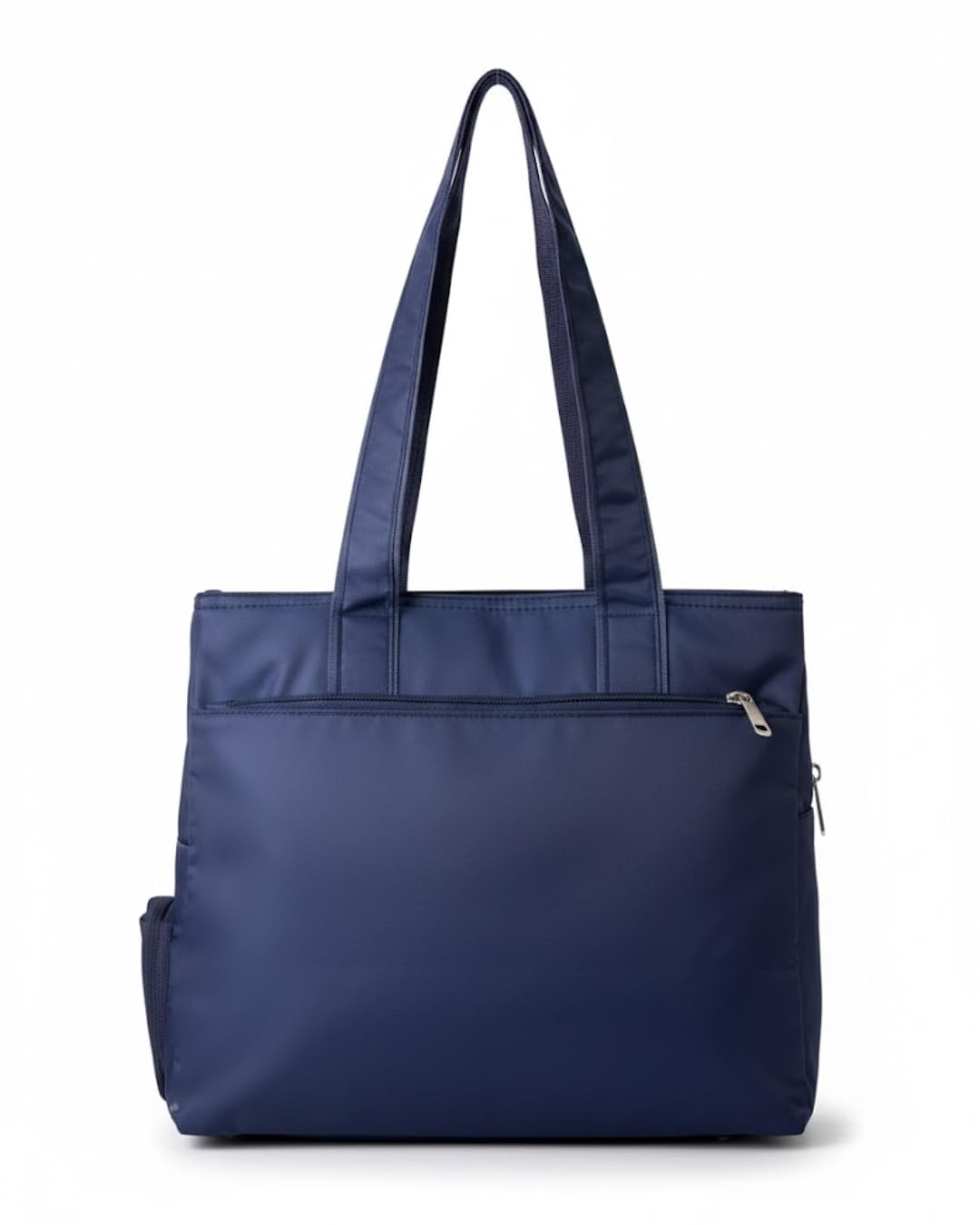Bag-Age HB50 Tote Bag for Girls & Women | Water-Resistant Office Work Handbag with MultIple Compartments | Work, Travel & Daily Use (Navy Blue)