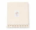 HAIDER ALI AND SONS Bhagalpuri Cotton Chadar for Single Bed | Soft Lightweight Summer AC Chadar | Handloom Cotton Top Sheet | Multipurpose Odhne Wali Chadar | Machine Washable | 245 x 130 cm | (CREAM) Kafalo