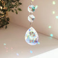 SILVERBILL Crystal Prism Suncatcher Art Hanging Crystal Sun Catcher Prism Ball Rainbow Decor for Christmas Tree Decoration and Car Pendants (5)