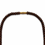 GEETANSH DECORS Handmade Wooden Beads Mala Necklace | Ethnic Boho Fashion Jewelry for Women & Girls | Lightweight Traditional Necklace for Kurti, Saree & Dresses (Pack of 1)