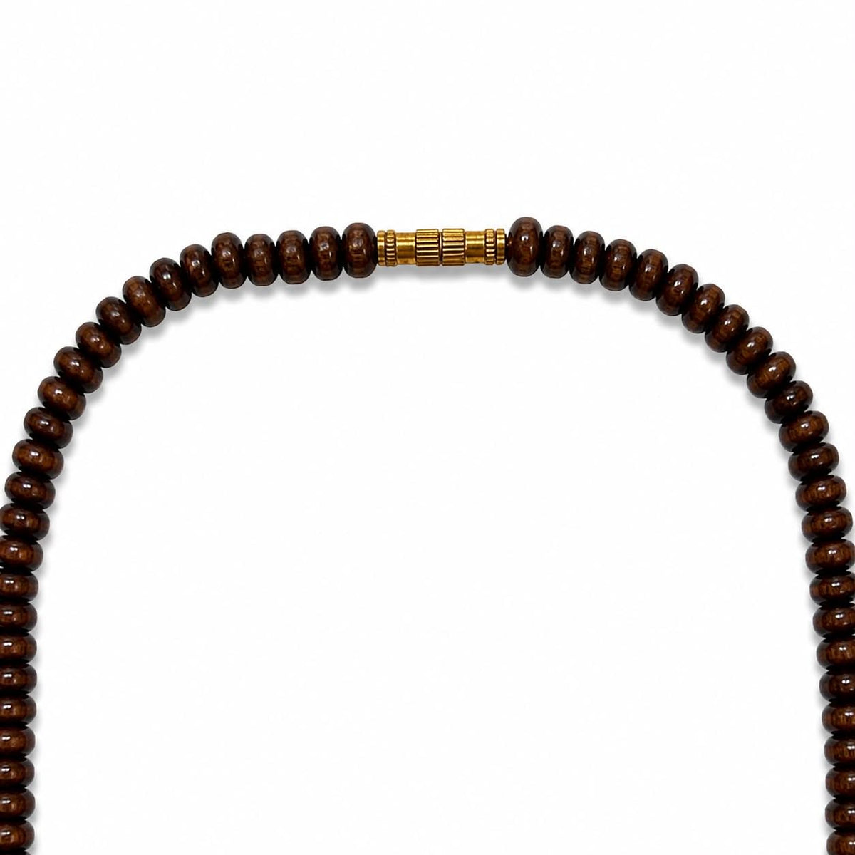 GEETANSH DECORS Handmade Wooden Beads Mala Necklace | Ethnic Boho Fashion Jewelry for Women & Girls | Lightweight Traditional Necklace for Kurti, Saree & Dresses (Pack of 1)