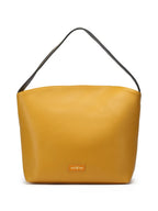 Aquatan Women's Mustard Solid Tote Bag – Trendy and Durable Everyday Handbag for Office, College & Casual Use