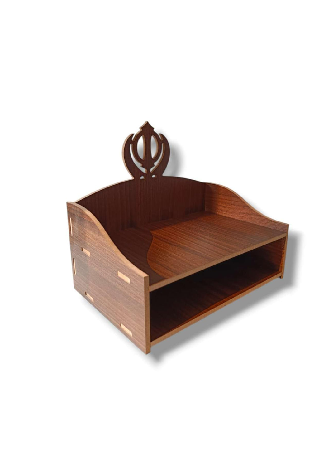 Beautiful Sikh Khanda Temple for Table Top and Wall Hanging for Home Decor Engineered Wood Home Temple