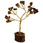 Crystal Divine Mini Crystal Tree Handmade Natural Gemstone Tree for Shielding and Grounding Energy in Home Decor 1 Pcs