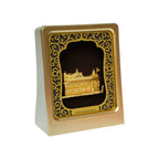Aarya24KT Elite Gold Table Top Golden Temple |Gold Foil Spiritual Showpiece | Mini Golden Temple Idol for Home, Office & Prayer Décor | Housewarming, Festive & Sikh Religious Gift (9cm x 4cm x 11cm)