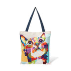 The Purple Tree Canvas Stylish Printed Tote Bag For Women - 1 Pc