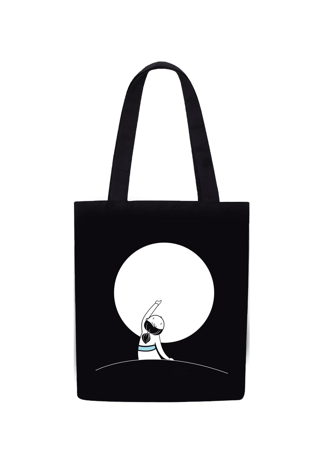 DOODLE Canvas Tote Bag for Women with Zip Closure – Eco-Friendly Reusable Poly Cotton Shoulder Bag with Outer Zip & Inner Zip Pocket, Spacious Tote for Shopping, Office, College, Beach & Travel
