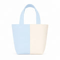 Lify Canvas Mini Tote Bag for Women | Small Handbag Purse with Zipper & Inner Pocket | Lightweight Cotton Canvas Craft Bag for Daily Use, Travel, Shopping & Gifting (1 Piece) (Sky Blue)
