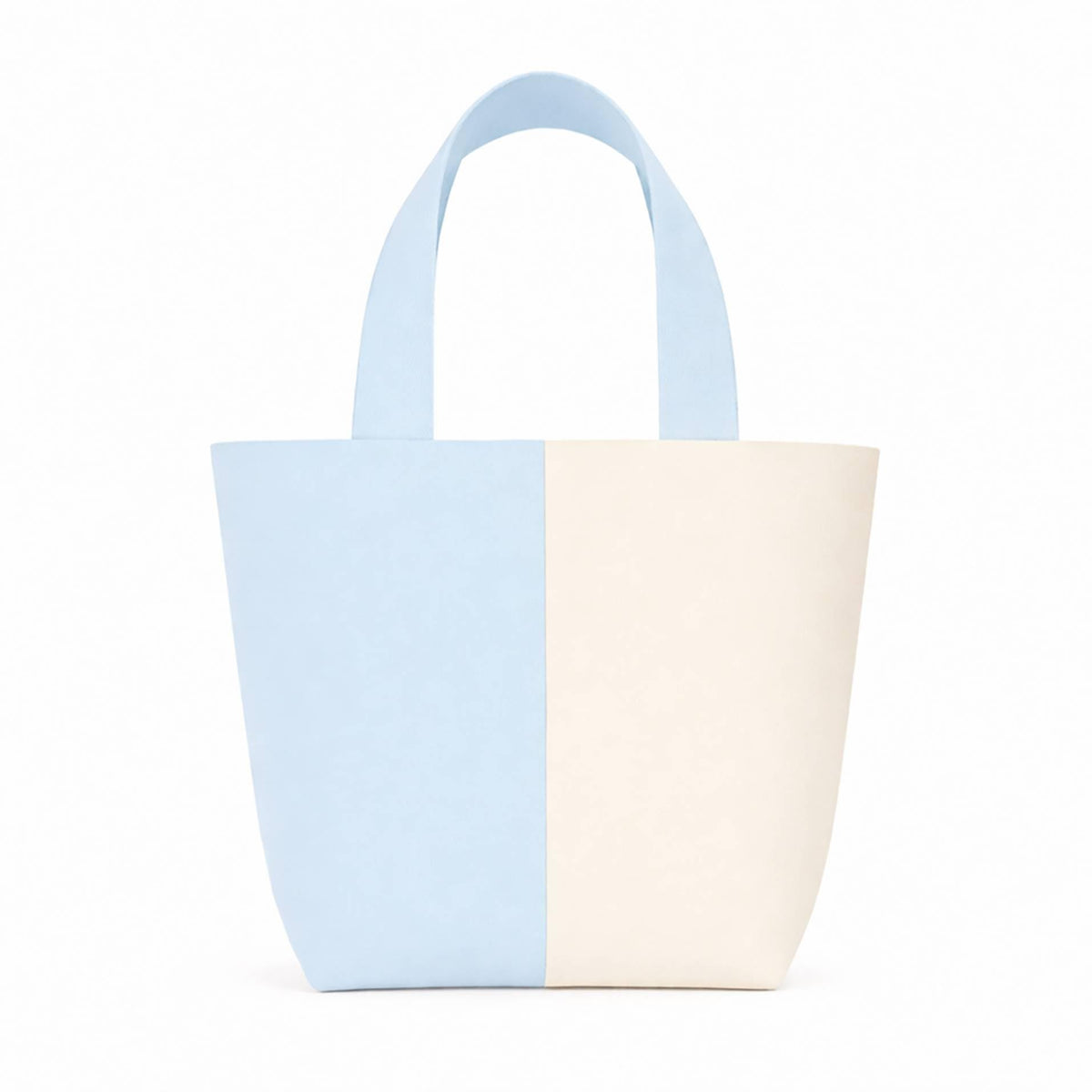 Lify Canvas Mini Tote Bag for Women | Small Handbag Purse with Zipper & Inner Pocket | Lightweight Cotton Canvas Craft Bag for Daily Use, Travel, Shopping & Gifting (1 Piece) (Sky Blue)