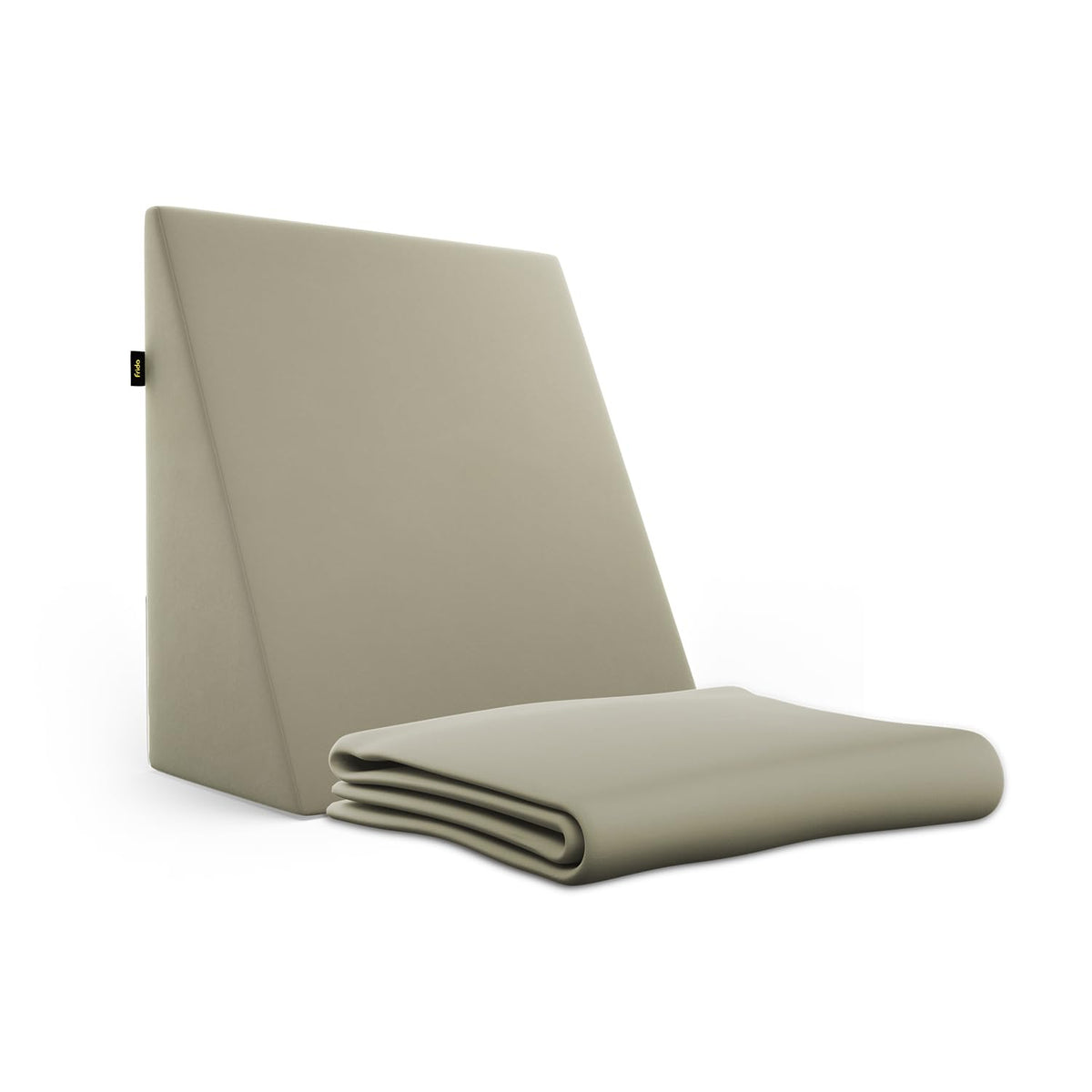 Frido Wedge Plus Cushion Cover | Ultrasoft, Breathable & Cool Pillow Cover | Aesthetic Pillow Cover for Home | Durable & Machine Washable | Sage Green