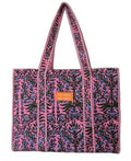 Free Spirits Minimalist Cotton Tote bag for Women | Shoulder Bag |Shopping bag |Grocery Bags | Eco friendly Bags| Stylish Quilted handBag |Vegan Tote Bag |Weekend Bag BASE PINK Blue