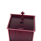 nexat MDF Wooden Mandir with Doors | Compact Pooja Temple for Home | Office Temple & Housewarming Gift (452)