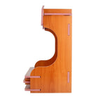 YIXT Handcrafted Wooden Temple with Doors & Drawer Storage | Big Size Pooja Mandir for Home Decoration