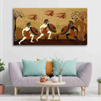 VIBECRAFTS Canvas Paintings for Living Room Drawing Room Ancient Greece Canvas Wall Painting Fitted With Wooden Frame For Home | Office | Living Room | Gift (PTVCH_2496)