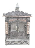 Suhanika Crafters Wooden Pooja Mandir for Home - Mantapa/Temple for Pooja Room - Modern Design (X-Small 6x10 Inches)