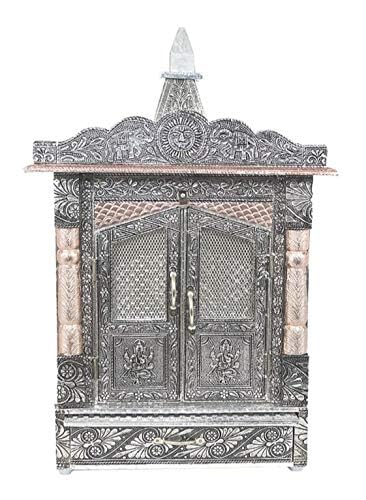 Suhanika Crafters Wooden Pooja Mandir for Home - Mantapa/Temple for Pooja Room - Modern Design (X-Small 6x10 Inches)