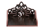 kriyanta Small Wooden Temple for Home & Office, Light Weight Puja Mandir, Perfect for Smaller Spaces. (Hindolo 27)