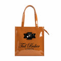 SEA MOUNT Ted Baker London Women’s Brown Tote Bag with Bow | Stylish Shoulder Handbag | Premium PU Leather Shopper Bag