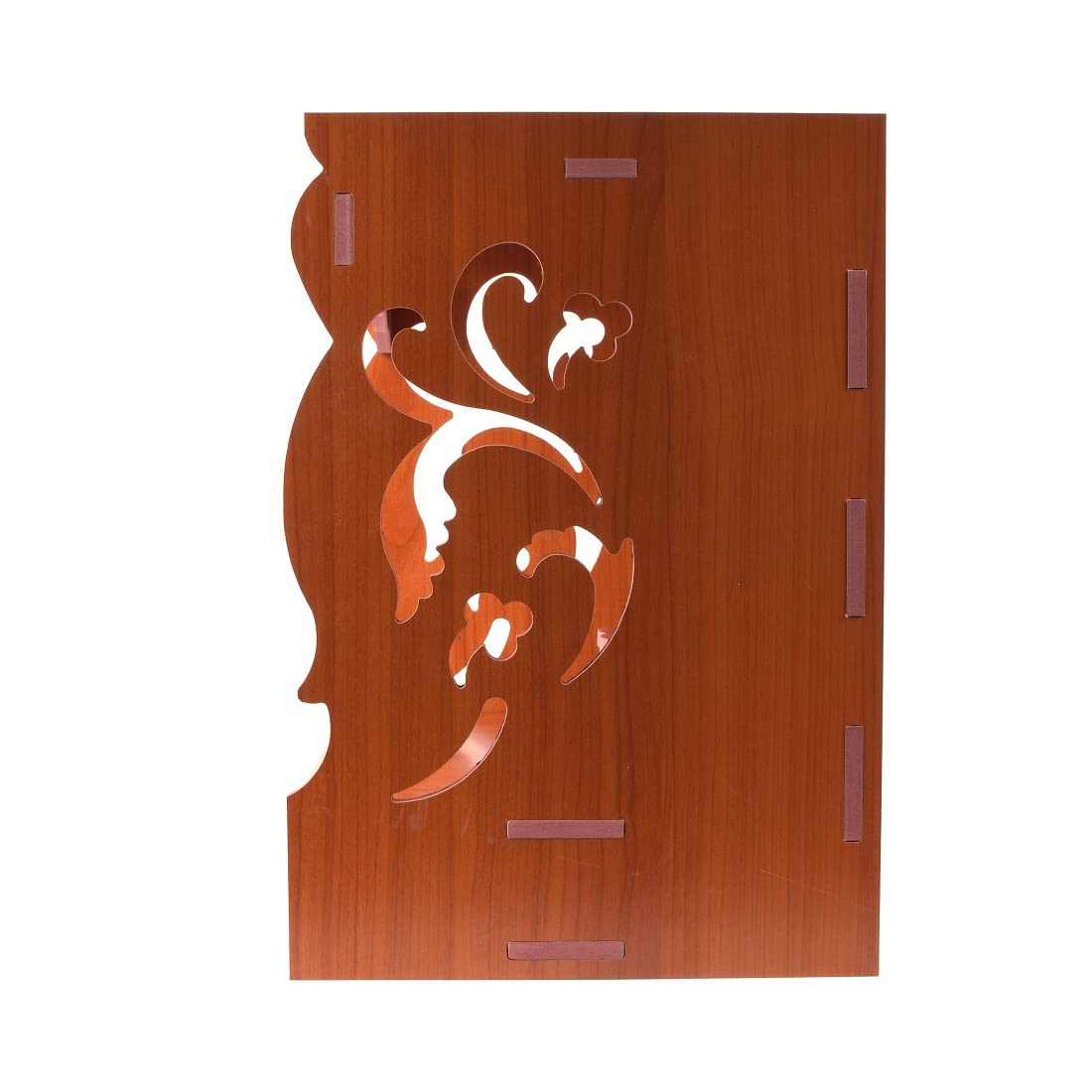 nexat MDF Wooden Door Mandir for Worship | Compact Temple for Home & Festive Decor (525)