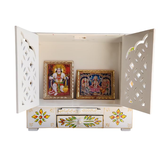 Kamdhenu Art and Craft Wooden Temple/Home Temple/Pooja Mandir/Pooja Mandap/Temple