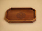 Vesta Homes Acacia Wood Serving Tray for Home/Kitchen/Restaurant/Office Organizer/Dining Table | Premium Serving Trays | 46 x 31 x 6.5 cm | Handcrafted in India