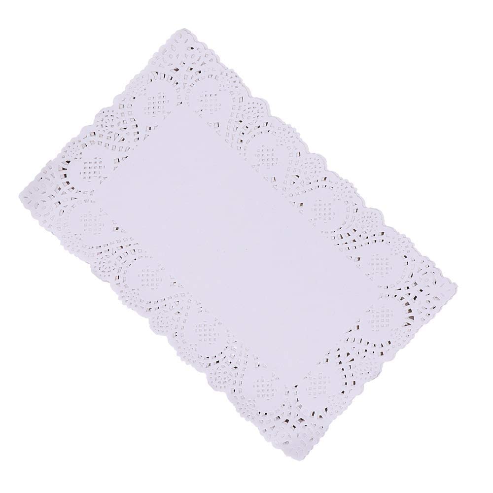 Perfect Pricee Paper Doilies,100 Pieces Doilies, Lace Doileys Papers Round Decorative Placemats Bulk for Desert, Tableware Decoration,Doiles (12 x 10) Kafalo