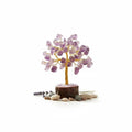Arihant Gems and Jewels® Natural Crystal Mini Tree for Home Decor & Vastu | Feng Shui Healing Stone Tree | Wealth & Positive Energy Bonsai Gift | Clear Quartz | Amethyst