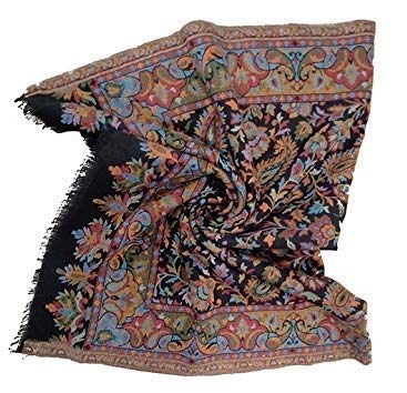 BOXO Jacquard Warm And Soft Pashmina Shawls For Women, 25 Grams, Pack of 1