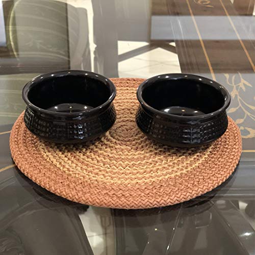 SAPROSE® Polypropylene Round Trivet (3 PCS Set, Size: 23 cm) Pot MAT, Side Table Mat, Machine Washable Small Place Mat for Casserole for Dining Table (9 Dia, Skin) Kafalo