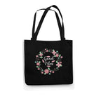 TheYaYaCafe Cotton Printed Tote Bag combo of 2|Multipurpose bags| Reusable Bags |Lightweight|Eco-friendly Grocery Bags