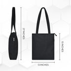 DANIOO Butterfly Printed Canvas Tote Bag for Women with Zipper & Inner Pocket | College Tote Bag for Girls, Office & Daily Use | Large Reusable Cotton Shoulder Bag