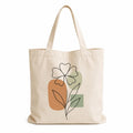 PeaceOut Cotton Canvas Tote bag for Women – Reusable Aesthetic Printed Shoulder Carry, Eco-Friendly for Work, Travel, Grocery, Beach & Everyday Use