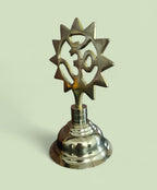 SHRIJIMATHURA/Temple Kalash Pure Brass/Om Design On Top