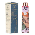MERCAPE Pure Copper Water Bottle 900 ml with Artistic Printed Design | Jointless Construction | Leak-Resistant Screw Cap | Reusable Copper Bottle for Home, Office, Gym & Travel