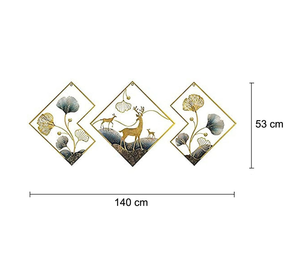 DSH CRAFTING YOUR CURIOSITY Metal Wall Art Wall Sculpture Wall Hanging Showpiece Perfect For Home, Hotel (02-DEAR)