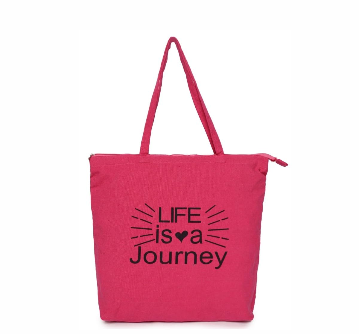 ASTRID Printed Tote Bag For Women And Girls With Zipper Closure
