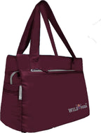 WILD MODA Women Womania Shoulder And Tote Bag For Ladies (Purple)