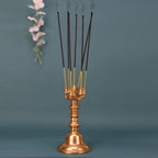 Artvarko™ Brass Agarbatti Stand Incense Holder Burner Idol Statue for Home Décor Mandir Temple Gift Showpiece 7 Inch