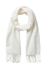 FM Trends Stylish Plain Scarf for Women & Girls | Solid Color Stole, Dupatta, Shawl | Elegant Ladies Accessory (white, 1.8 meters)